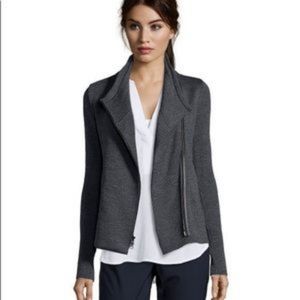 Vince %100 Wool Asymmetric Zip Cardigan Jacket Sz L